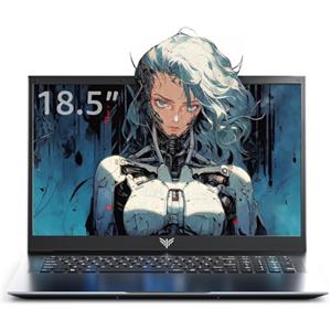 Tivique 18,5" pc portatile, Processore N150, 8000mAh computer portatile FHD 4 Core 16GB RAM 512GB SSD, Display IPS 1920x1080, Schermo FHD, HDMI & USB-C, 3X USB3.2, Laptop Leggero per Studio e Ufficio