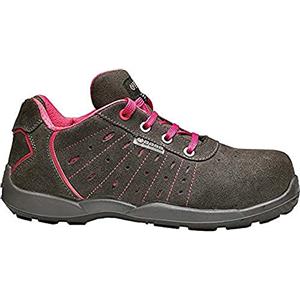 Base Protection Attitude Scarpa Antinfortunistica, da Donna, Grigio Scuro/Rosa, Taglie 35