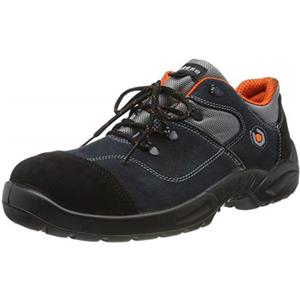 Base Protection Garibaldi Scarpa Antinfortunistica, da Uomo e Donna, Blu/Arancione, Taglie 48