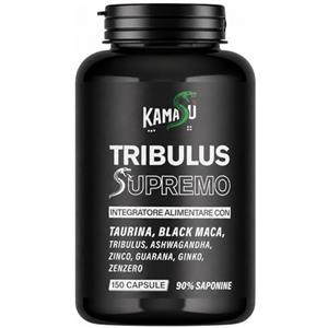 Kamasù Integratore naturale di tribulus terrestris - Maca Nera Peruviana + Tribulus Terrestris + L-Arginina a - 150 Capsule, Black Maca, Taurina, Ashwagandha, Guaranà, Ginko
