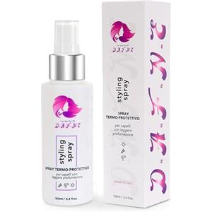 LE PERLE DI D.A.F.N.E Le Perle di Dafne - Spray termoprotettore capelli professionale con cheratina - Protezione Termica da Calore e UV, Idratante e Profumato, ristrutturante e anti-Crespo per Capelli Lucenti - 100ml