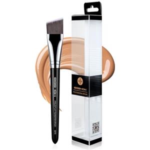 EIGSHOW Pennello per fondotinta, pennello cosmetico, pennello per trucco piatto angolato, pennello per trucco morbido e flessibile, ideale per fondotinta in polvere o liquido(E870)