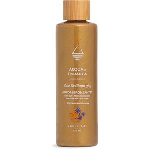 ACQUA DI PANAREA Sole Siciliano 365 Siero Crema Autoabbronzante Viso e Corpo Illuminante, Gocce Autoabbronzanti Viso Antirughe Idratante Con DHA e Acqua Termale Vulcanica 210 ml
