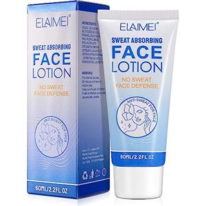 mysemgshuo Sweat Absorbing Face Lotion, Crema Deodorante Antitraspirante, Crema Antitraspirante, Controllo del Sudore e Della Pelle Grassa, anti-Sudore per Uomini e Donne
