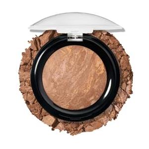Laura Geller Beauty LAURA GELLER Baked to Go Balance-n-Brighten - Fondotinta in polvere correttore colore (Tan), dimensioni da viaggio, copertura modulabile da leggera a media, finitura semi-opaca, fondotinta cotto