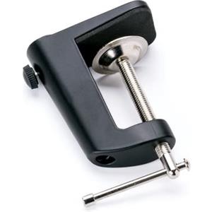 ORION LIGHTSTYLE Supporto da tavolo, morsetto da tavolo per lampade d'ingrandimento, lampada da lavoro, morsetto a vite, supporto rotante, nero