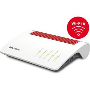 Fritz! GmbH Box fritz! 7590 ax router wireless gigabit ethernet dual-band (2.4 ghz/5 ghz) bianco