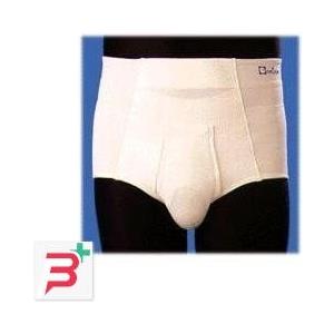 ORIONE Slip per Ernia Alta con Apertura Frontale - Cintoslip Erniario Uomo con Pelotte Bianco Taglia 2
