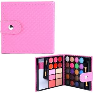 BrilliantDay Trousse Trucchi Donna, 32 Colore Trucchi Bambina Palette di Ombretti per Trucco, Trucchi Donna Tutto in Uno Tavolozza Completo Valigetta con Ombretto, Gloss, Rossetti e Polveri Viso