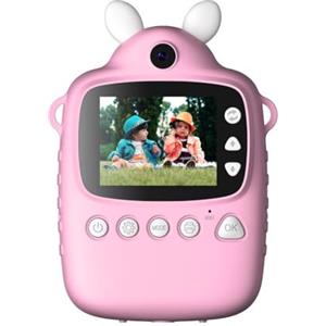 zeroupshop Amichevole per la macchina fotografica istantanea con 2,4 pollici dell'esposizione 16M Foto 1080P Video e funzione di stampa a bordo