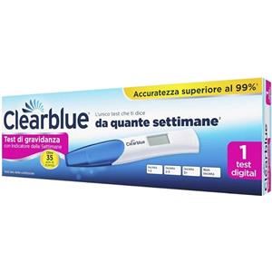 PROCTER & GAMBLE SRL Clearblue test di gravidanza digitale con indicatore delle settimane - 1 test