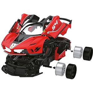 Mondo Motors Modellino RC Ferrari FXXK Evo 1:18, Velocità 8 Km/h, Colore Rosso
