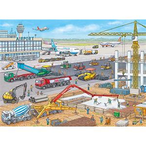 Ravensburger Puzzle 10624 Cantiere in aeroporto