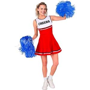 W WIDMANN MILANO Party Fashion - Costume da Cheerleader, Abito, liceo, Ballerina, Carnevale, Festa a Tema Football