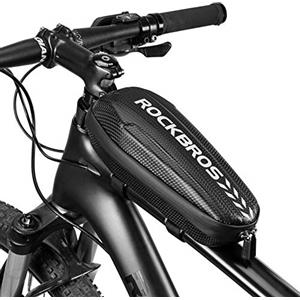 ROCKBROS Borsa Telaio Bici, Borsello Tubo Anteriore per Bicicletta MTB, 2 Taglie Disponibili capacità 1.5L, Installazione Facile Design Ergonomico