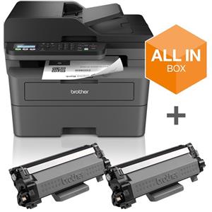 Brother MFC-L2827DWXL Stampante Multifunzione Laser A4 1200 x 1200 DPI 32 ppm Wi-Fi, 4 in 1 con ADF e Duplex Automatico