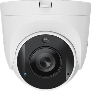 Synology TC500 Telecamera di Sicurezza IP Torretta Cablata per Interno ed Esterno, 2880 x 1620 Pixel, Montaggio a Soffitto, Bianco, Visione Notturna fino a 30 metri
