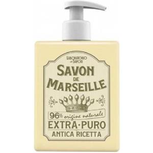 Clinicalfarma Srl Sapone di Marsiglia Liquido 500ml - Extra Puro, Naturale e Delicato per Mani, Viso e Corpo