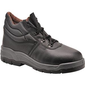 Portwest FW20 O1 Stivali Antinfortunistici, Unisex - Adulto, SRC, Nero (Nero Bkgr), 47 EU (12 UK)