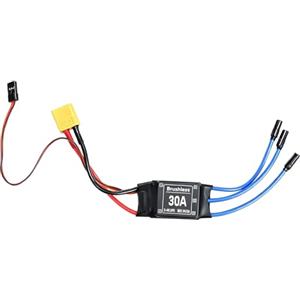Boaby ESC Senza Spazzole 30A, Regolatore Di Velocità Elettrico Senza Spazzole 30A Con Spina Xt60, Protezione Da Bassa Tensione Uscita Bec 5V/1.5A Per Telecomando Rc Drone Aerei Elicottero Fpv