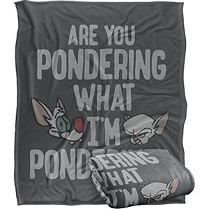 LOGOVISION Rosay And The Brain The I Think So Coperta super morbida al tatto setoso - 152 x 127 cm