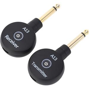 Alomejor Trasmettitore del Ricevitore di Chitarra Wireless da 2,4 GHz con Abbinamento Istantaneo <4MS Latenza per Tastiera di Violino di Bassi Elettrici | Plug e Riproduzione di compatibilità