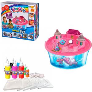 Simba Aqua Gelz Deluxe - Set fai da te con 8 bottiglie di gel colorato, 6 forme, 5 accessori per acqua e ciotola con serratura, per bambini a partire da 8 anni