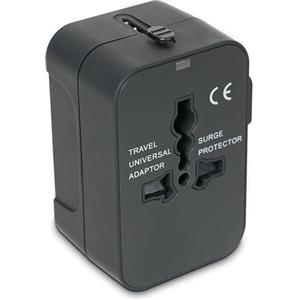 Generico Adattatore Universale da Viaggio Internazionale | USA, UK, Europa, Australia e Giappone | Travel Adapter con Protezione Surge Integrata | Presa Universale Multistandard Compatto per Viaggi e Vacanze