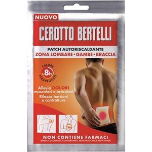 Kelemata Bertelli Cerotto Autoriscaldante 2 Celle - Allevia Dolori Muscolari e Articolari, Rilassa Tensioni e Contratture