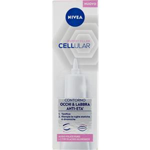 Nivea Cellular Hyaluron Filler Contorno Occhi e Labbra Antirughe e Anti-età 15ml