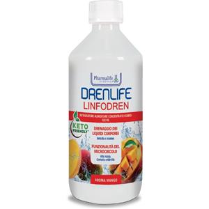 Pharmalife Drenlife Linfodren 500ml - Integratore Alimentare per Drenare Liquidi Corporei e Contrastare la Cellulite