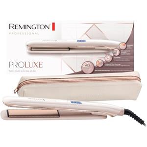 Remington Piastra per Capelli PROluxe - Tecnologia OPTIheat - Risultati di Styling di lunga durata in un solo movimento - Rivestimento ceramico Ultimate; Display LCD, 150-230°C, piastra capelli S9100