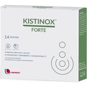 LABOREST KISTINOX FORTE - Integratore a base di Cranberry, D-Mannosio e Noxamicina per il benessere delle vie urinarie - 14 bustine da 3 g