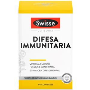 Swisse Difesa Immunitaria - Integratore Alimentare con Vitamina C, Zinco, Rame ed Echinacea - 60 Compresse