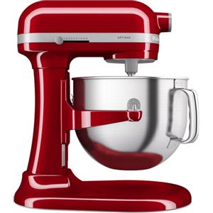Kitchenaid Artisan, Planetaria con ciotola sollevabile, 6,6 L, Rosso Imperiale