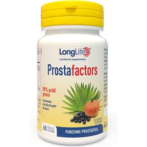 Longlife Prostafactors - Integratore per la prostata con Serenoa e Olio di Semi di Zucca - 60 Perle