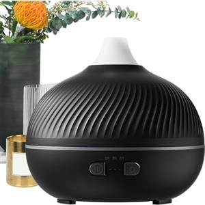 Generico Diffusore Elettrico Oli Essenziali - 180ml Luce Ambientale 7 Colori - Umidificatore Domestico Diffusore Elettrico,Per Centro Spa Dormitorio Bagno Scrivania Hotel Sala