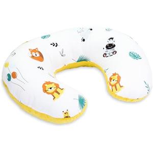Totsy Baby Cuscino allattamento e gravidanza bouclé 130 cm - cuscini neonato per allattare e dormire accessori per mamma y bebe lavabile e multifunzione Oeko-Tex Safari