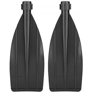 Demeras Kayak Pagaia Canoa Pagaia Lama 1 Paio Durevole Kayak Canoa Pagaia Lama Foglia Accessori di Ricambio per Remo Nero