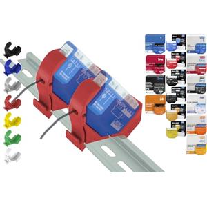 Shelly Hutschienenhalter PW3D Print Worth - Supporto per carrello 3D PWG3-Mini per 32 Shellys: 1,1PM,2PM,Shutter,1L,2L,EM,i4,i4DC,i4LR,dimmer, dimmer Dali,RGBW PM (Wave/Plus,G3,G4) (2 x rosso)