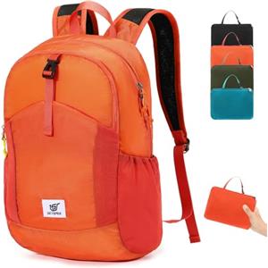 SKYSPER Zaino Pieghevole Antifurto con Protezione RFID, 20L Zaino da Escursione Zainetto Piccolo da Hiking per Viaggio Trekking Ciclismo