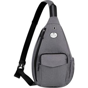 HUA ANGEL Zaino Monospalla Multitasche Uomo Donna Sportivo Borsa Piccola A Tracolla Sling Con Zip Leggero Petto Borsa Crossbody Zaino Spalla Antifurto Da Viaggio Lavoro Outdoor Ciclismo Moto
