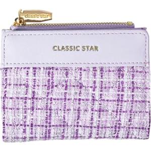 LJCZKA Portafoglio Donna Piccolo in Pelle PU, Portafoglio Donna con Portamonete a Scatto Scomparti per Carte Multipli, 11,5 x 9 x 2cm