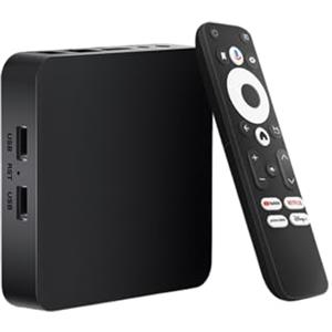 Orbsmart TV Box Android GD2 4K HDR con Google TV Ufficiale - Lettore Multimediale Streaming Smart, 32GB Memoria, LAN, 2x USB, Wi-Fi - Supporta Netflix, Prime Video, DAZN, Disney+