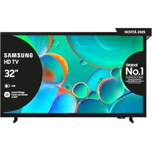 Samsung HD Smart TV 32'' UE32H5000FKXZT HD, Hyper Real Processor, HDR & Pur Color, Smart Experience, OTS Lite & Adaptive Sound, SlimLook Design, 2025