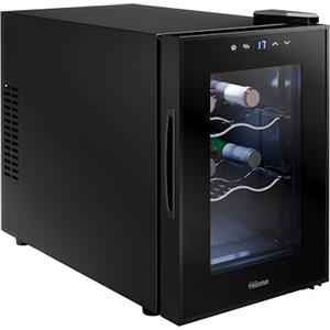 Tristar Cantinetta vino Grande Saignée - Per fino a 6 bottiglie - 17 L - Termoelettrica - Porta in vetro - Display LED touch - Luce interna - WR-7506
