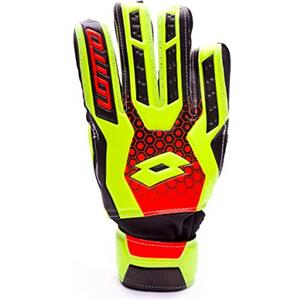 Lotto Glove GK Spider 900 Jr - Guanti da Portiere, Unisex Bambini, Giallo (Ylw SAF/Fant FL)