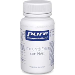 Pure Encapsulations - Immunità Extra con NAC - Integratore con Vitamine, NAC, Quercetina ed Epicor - Difese Immunitarie - 30 Capsule