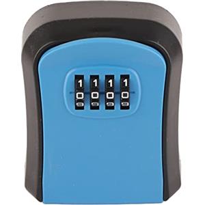Sxhlseller Combinazione Lock Box, Wall Mounted Key Lock Box con password a 4 cifre, impermeabile, supporto a 5 chiavi, in ABS Safe Key Hider per uso interno ed esterno