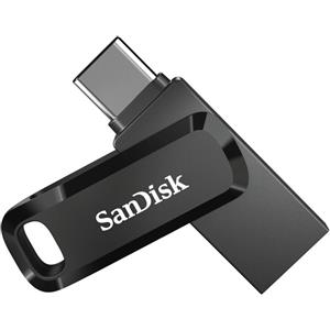SanDisk Ultra Dual Drive Go unità flash USB 256 GB USB Type-A / USB Type-C 3.2 Gen 1 (3.1 Gen 1) Nero